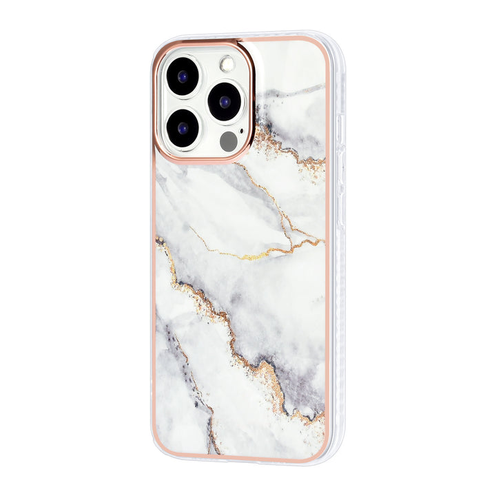 UNIQ Accessory iPhone 13 Pro TPU Backcover hoesje - Marble White-Hoesjes-Ilumina Benelux