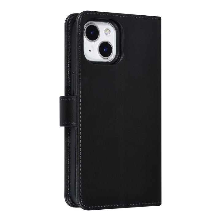 UNIQ Accessory iPhone 14 & 13 2 in 1 Booktype en Backcover Pasjeshouder - Zwart-Hoesjes-Ilumina Benelux