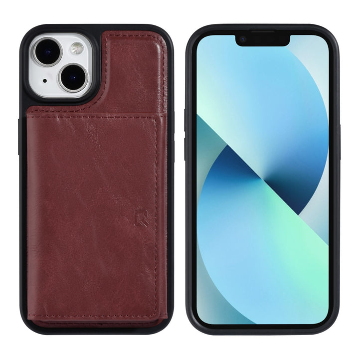 UNIQ Accessory iPhone 14 & 13 Backcover hoesje - met afneembare Pasjeshouder - Rood-Hoesjes-Ilumina Benelux