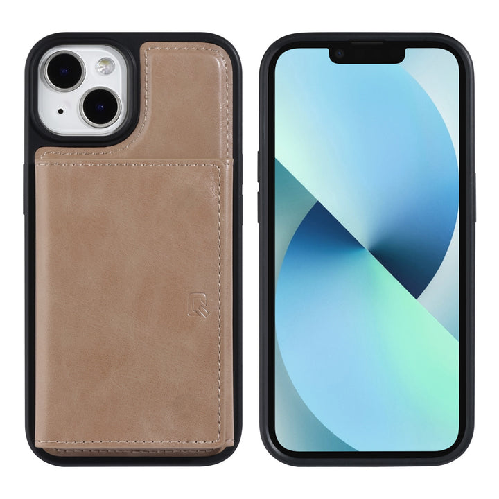 UNIQ Accessory iPhone 14 & 13 Backcover hoesje - met afneembare Pasjeshouder - Rose Gold-Hoesjes-Ilumina Benelux