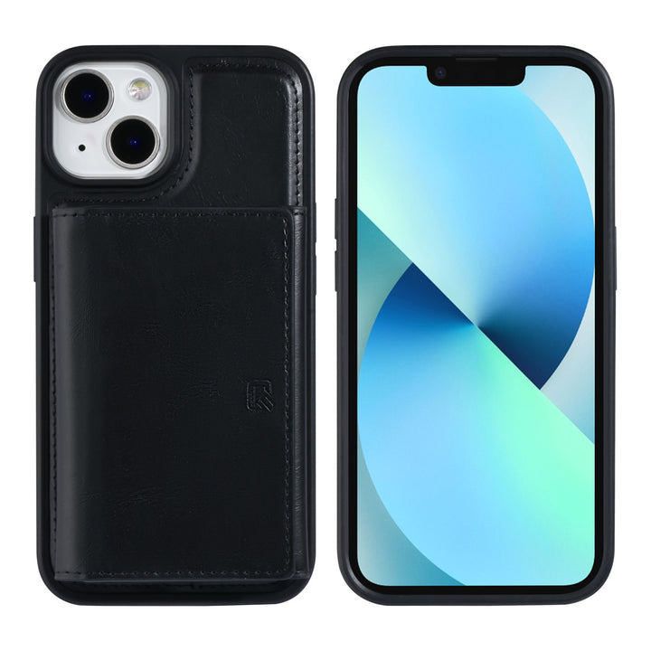 UNIQ Accessory iPhone 14 & 13 Backcover hoesje - met afneembare Pasjeshouder - Zwart-Hoesjes-Ilumina Benelux