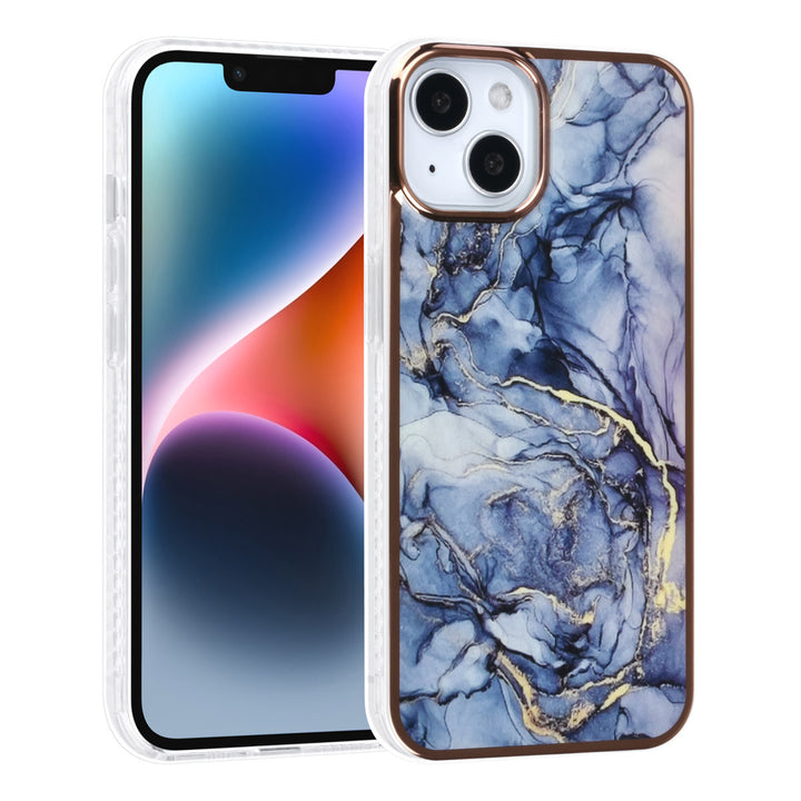 UNIQ Accessory iPhone 14 & 13 TPU Backcover - Marble Grey-Hoesjes-Ilumina Benelux
