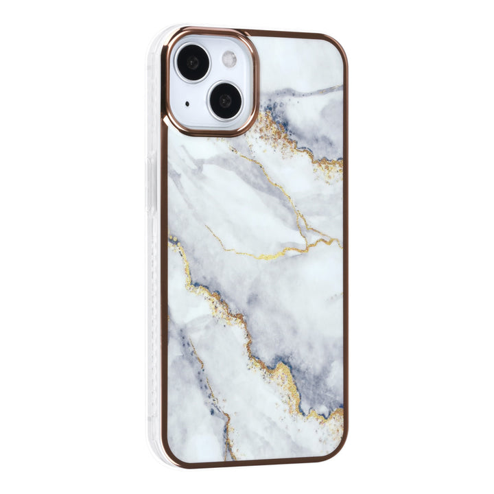 UNIQ Accessory iPhone 14 & 13 TPU Backcover - Marble White-Hoesjes-Ilumina Benelux
