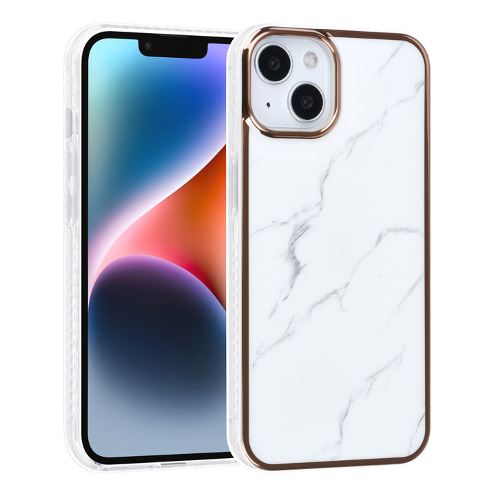 UNIQ Accessory iPhone 14 & 13 TPU Backcover - Marble-Hoesjes-Ilumina Benelux
