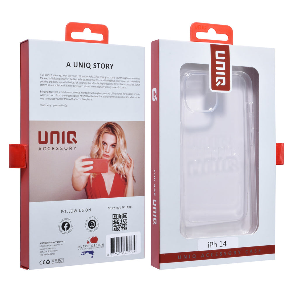 UNIQ Accessory iPhone 14 & 13 TPU Backcover - Transparant-Hoesjes-Ilumina Benelux