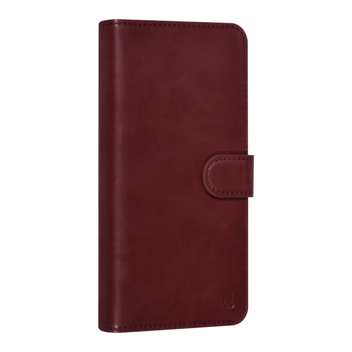 UNIQ Accessory iPhone 14 & 15 Plus 2 in 1 Booktype en Backcover Pasjeshouder - Rood-Hoesjes-Ilumina Benelux