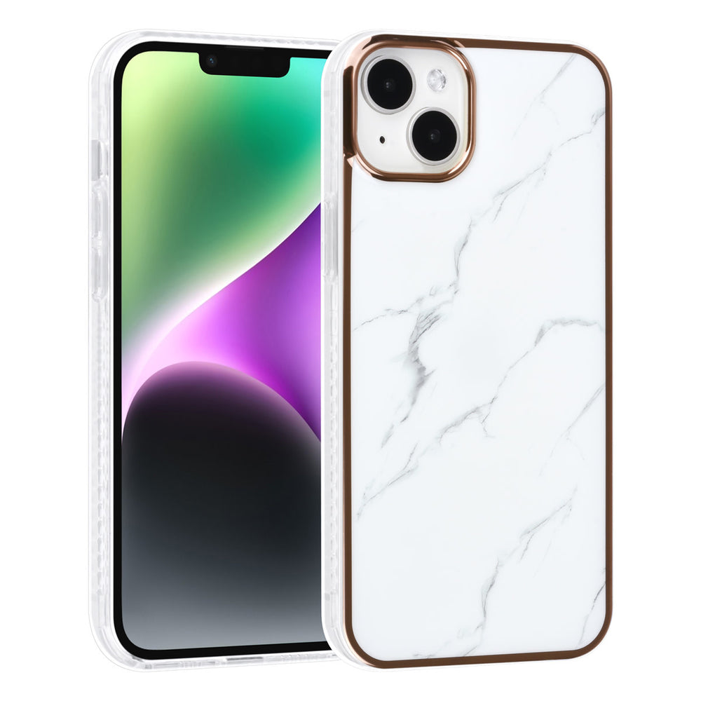 UNIQ Accessory iPhone 14 & 15 Plus TPU Backcover - Marble-Hoesjes-Ilumina Benelux