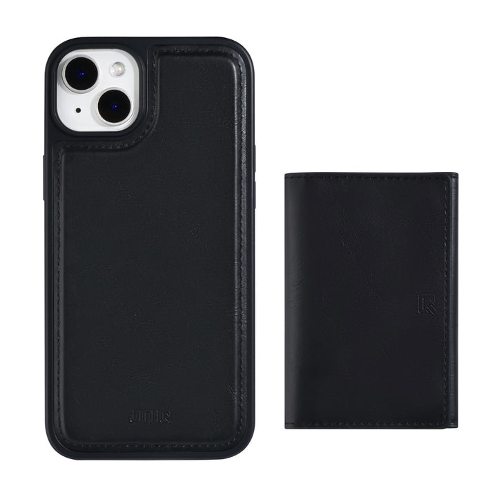 UNIQ Accessory iPhone 14 Plus Backcover hoesje - met afneembare Pasjeshouder - Zwart-Hoesjes-Ilumina Benelux