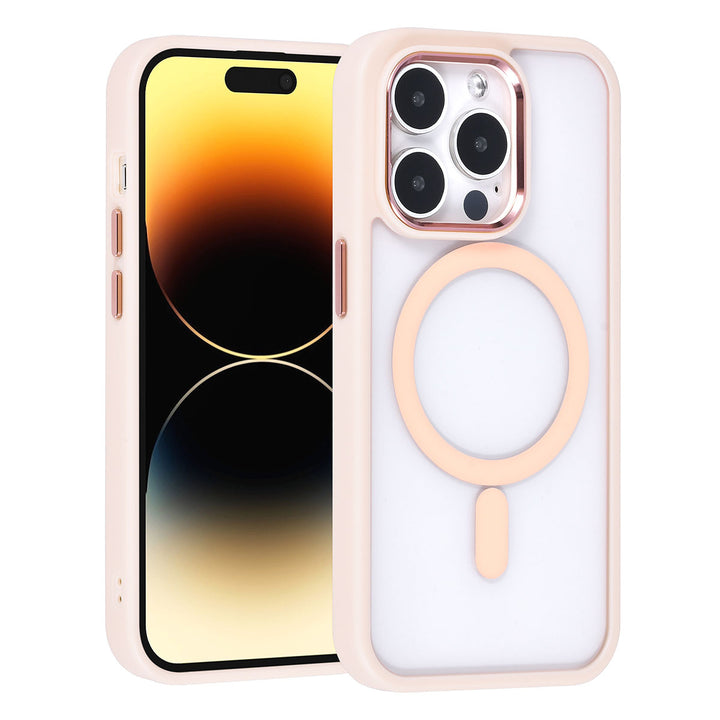 UNIQ Accessory iPhone 14 Pro Backcover hoesje Magsafe - Roze-Hoesjes-Ilumina Benelux