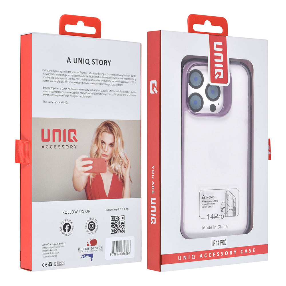 UNIQ Accessory iPhone 14 Pro Backcover hoesje - Paars-Hoesjes-Ilumina Benelux