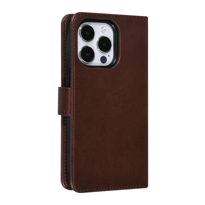 UNIQ Accessory iPhone 14 Pro Book Case hoesje Pasjeshouder - Bruin-Hoesjes-Ilumina Benelux