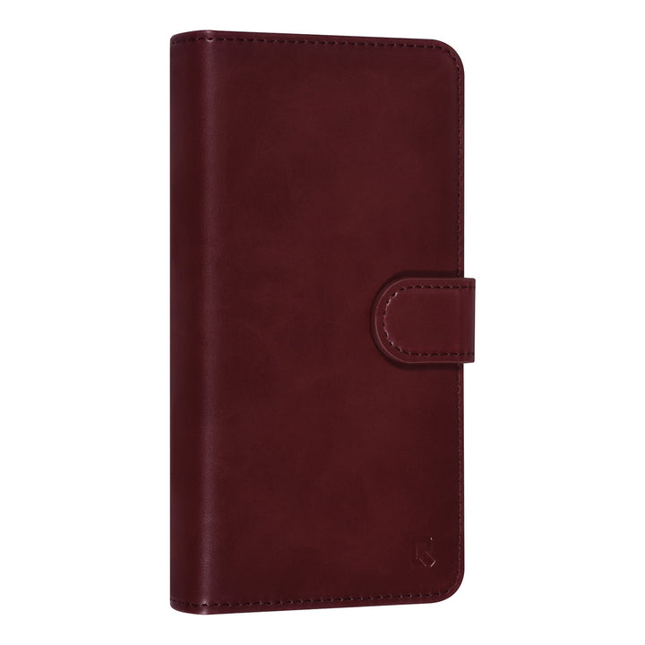UNIQ Accessory iPhone 14 Pro Book Case hoesje Pasjeshouder - Rood-Hoesjes-Ilumina Benelux