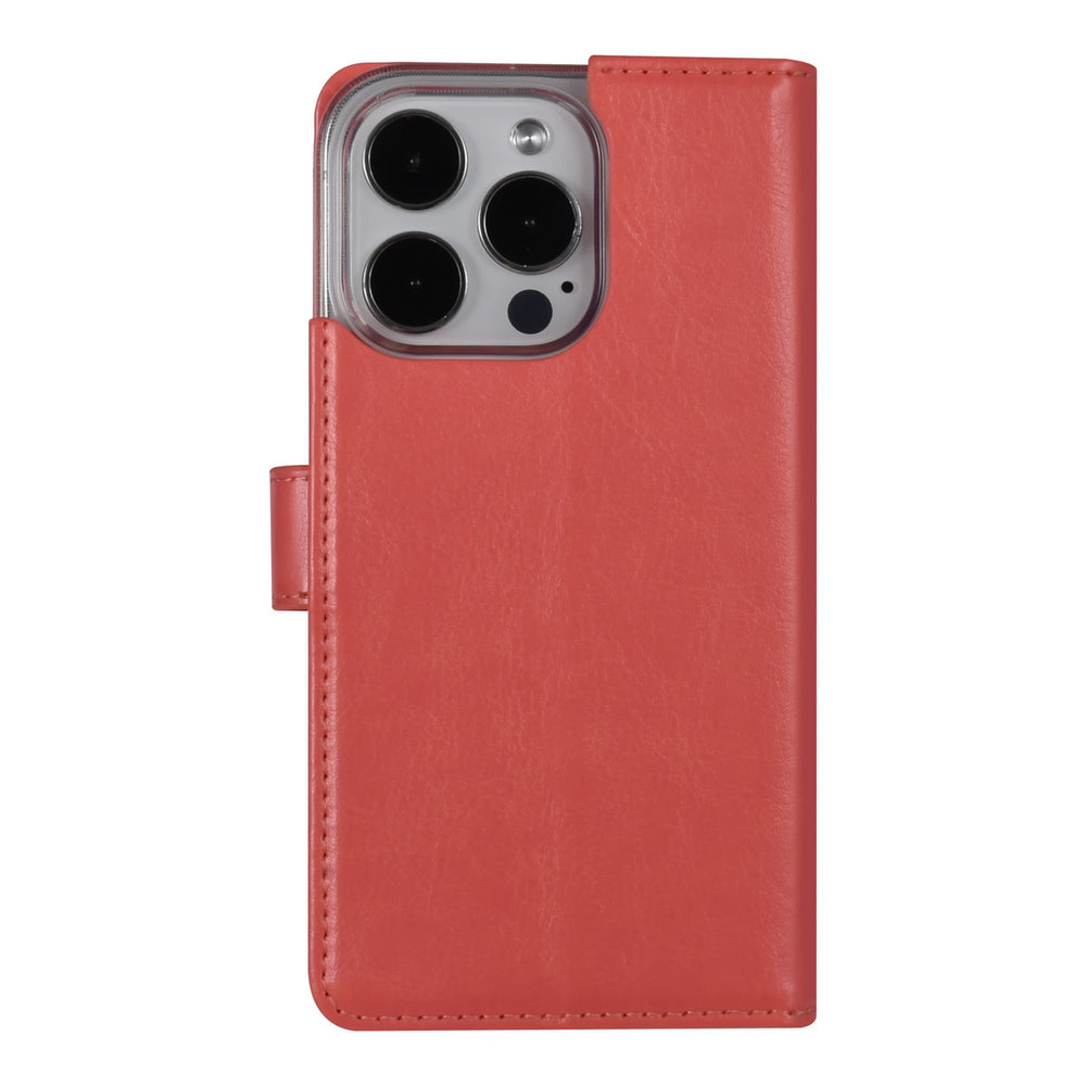 UNIQ Accessory iPhone 14 Pro Book Case hoesje - Pasjeshouder voor 3 pasjes - Hanger - Roze-Hoesjes-Ilumina Benelux