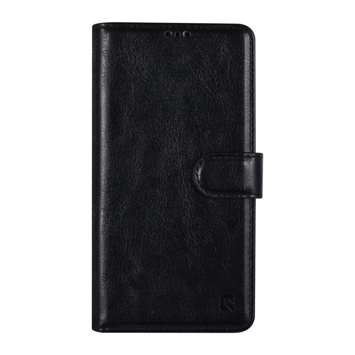 UNIQ Accessory iPhone 14 Pro Book Case hoesje - Pasjeshouder voor 3 pasjes - Hanger - Zwart-Hoesjes-Ilumina Benelux