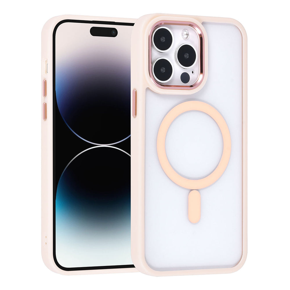 UNIQ Accessory iPhone 14 Pro Max Backcover hoesje Magsafe - Roze-Hoesjes-Ilumina Benelux
