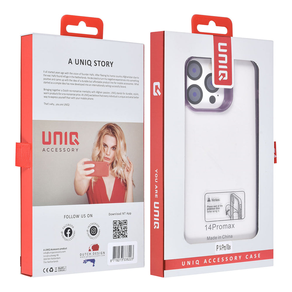 UNIQ Accessory iPhone 14 Pro Max Backcover hoesje - Paars-Hoesjes-Ilumina Benelux