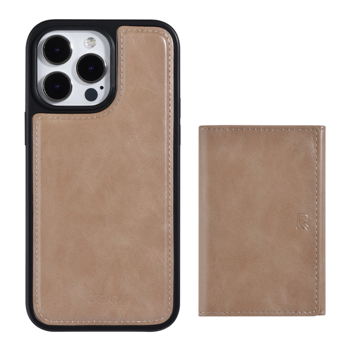 UNIQ Accessory iPhone 14 Pro Max Backcover hoesje - met afneembare Pasjeshouder - Rose Gold-Hoesjes-Ilumina Benelux