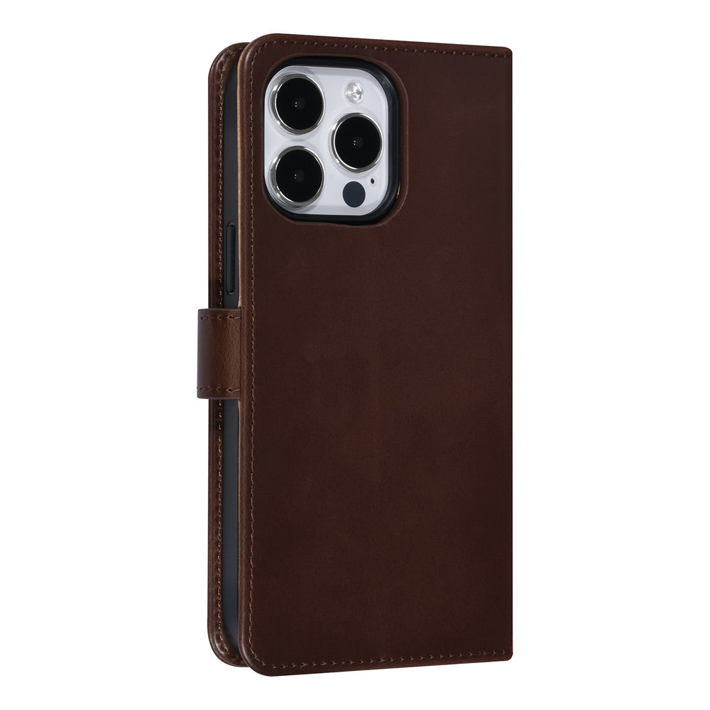 UNIQ Accessory iPhone 14 Pro Max Book Case hoesje Pasjeshouder - Bruin-Hoesjes-Ilumina Benelux