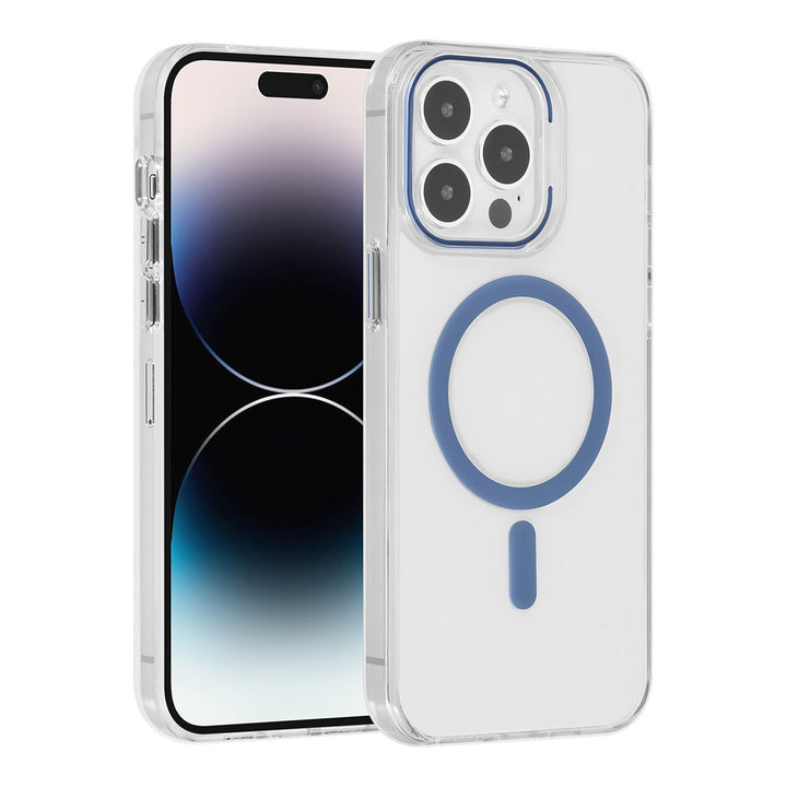 UNIQ Accessory iPhone 14 Pro Max Hardcase Backcover magsafe compatible - transparant - LichtBlauw-Hoesjes-Ilumina Benelux