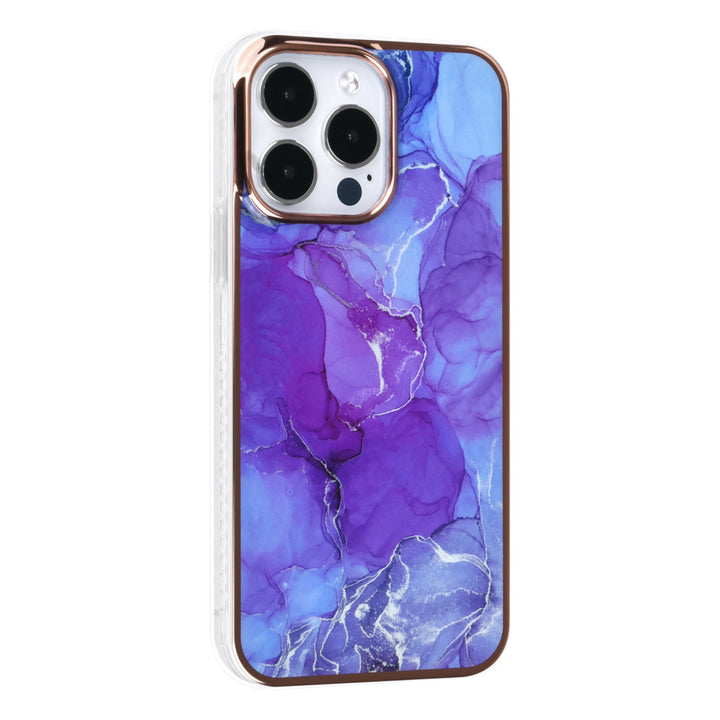 UNIQ Accessory iPhone 14 Pro Max TPU Backcover - Marble Purple-Hoesjes-Ilumina Benelux