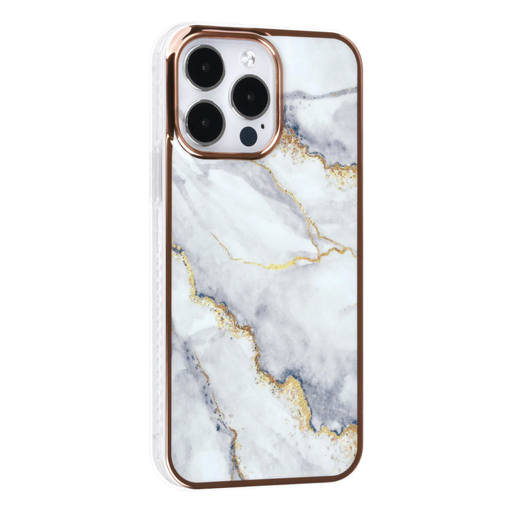 UNIQ Accessory iPhone 14 Pro Max TPU Backcover - Marble White-Hoesjes-Ilumina Benelux