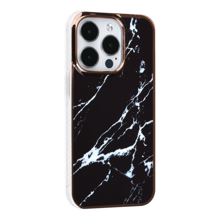 UNIQ Accessory iPhone 14 Pro TPU Backcover - Marble Black-Hoesjes-Ilumina Benelux