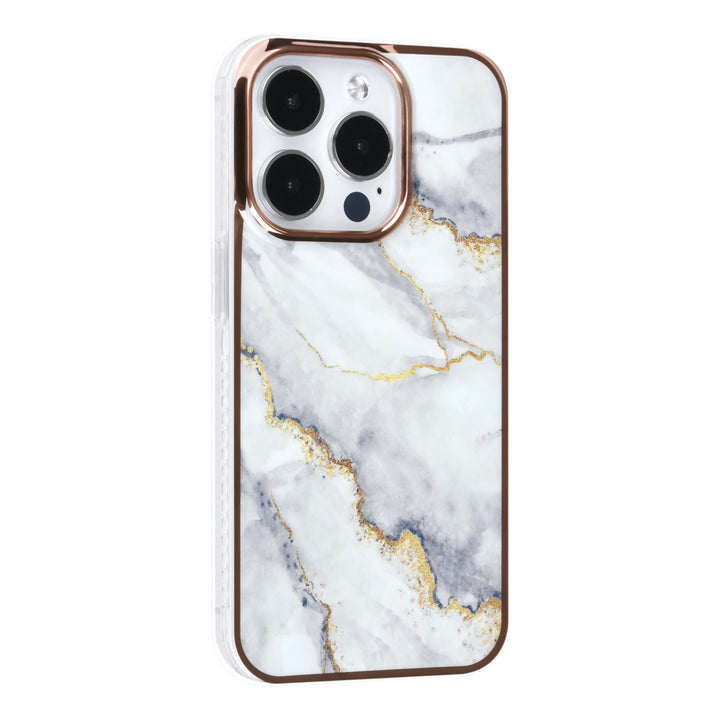 UNIQ Accessory iPhone 14 Pro TPU Backcover - Marble White-Hoesjes-Ilumina Benelux