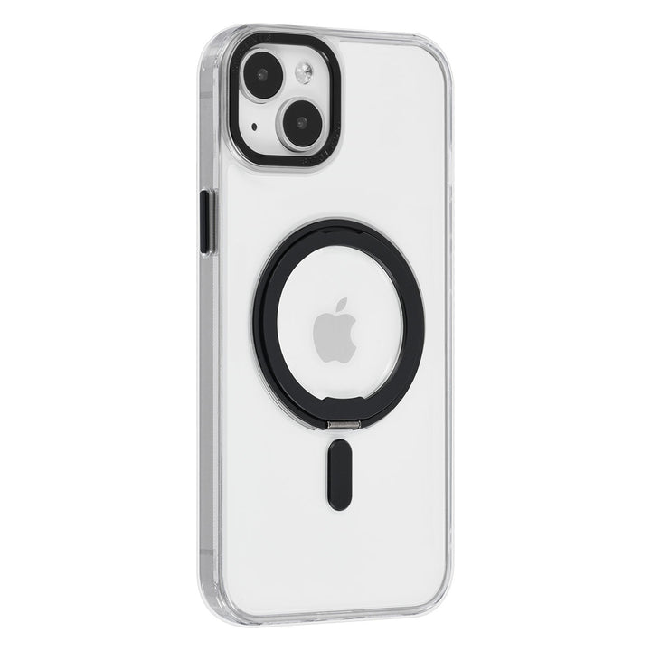 UNIQ Accessory iPhone 15 & 14 Plus Back Cover hoesje Magsafe met ring stand - Transparant-Hoesjes-Ilumina Benelux