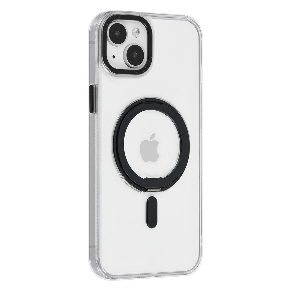 UNIQ Accessory iPhone 15 & 14 Plus Back Cover hoesje Magsafe met ring stand - Transparant-Hoesjes-Ilumina Benelux