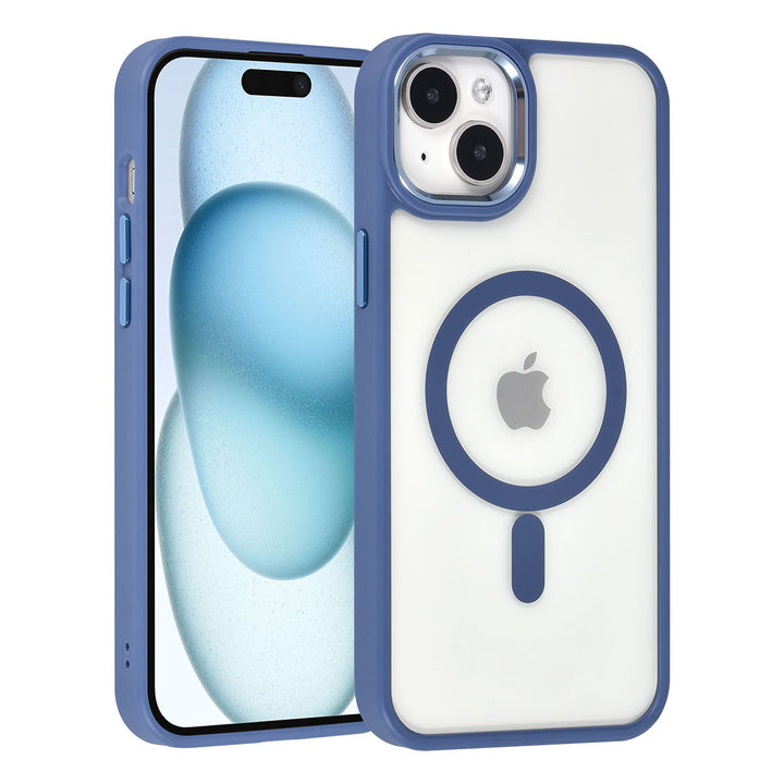 UNIQ Accessory iPhone 15 & 14 Plus Backcover hoesje Magsafe - Blauw-Hoesjes-Ilumina Benelux