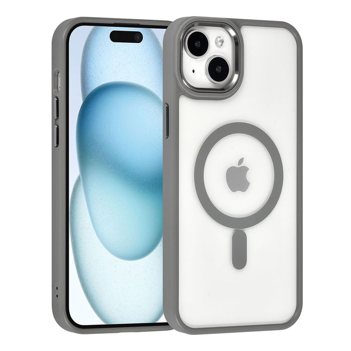 UNIQ Accessory iPhone 15 & 14 Plus Backcover hoesje Magsafe - Grijs-Hoesjes-Ilumina Benelux