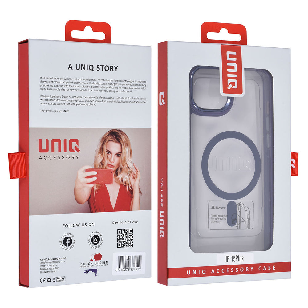 UNIQ Accessory iPhone 15 & 14 Plus Backcover hoesje Magsafe - Paars-Hoesjes-Ilumina Benelux