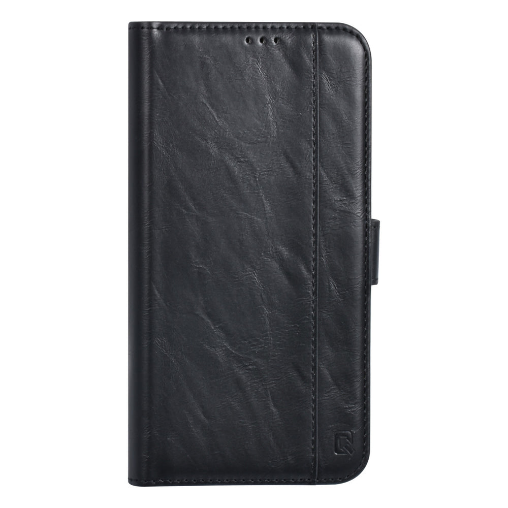 UNIQ Accessory iPhone 15 & 14 Plus Book Case hoesje - Pasjeshouder voor 3 pasjes - Magneetsluiting - Zwart-Hoesjes-Ilumina Benelux