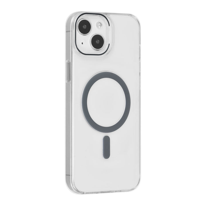 UNIQ Accessory iPhone 15 & 14 Plus Hardcase Backcover magsafe compatible - transparant - Grijs-Hoesjes-Ilumina Benelux