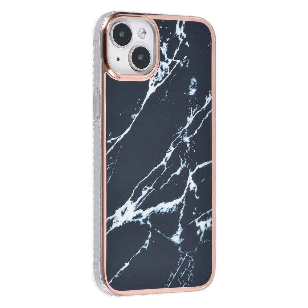 UNIQ Accessory iPhone 15 & 14 Plus TPU Back Cover hoesje - Marble Black-Hoesjes-Ilumina Benelux