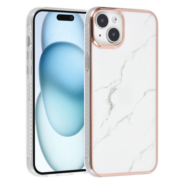 UNIQ Accessory iPhone 15 & 14 Plus TPU Back Cover hoesje - Marble-Hoesjes-Ilumina Benelux
