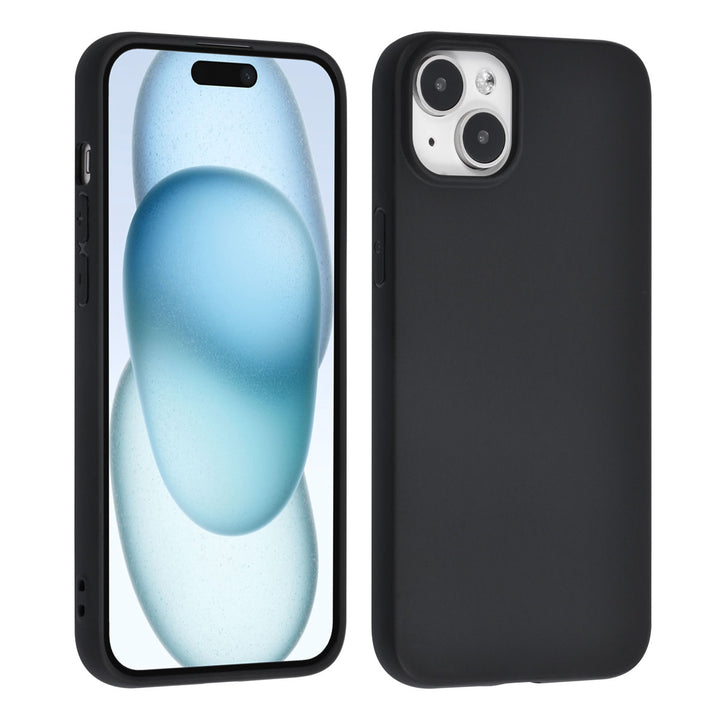 UNIQ Accessory iPhone 15 & 14 Plus TPU Back Cover hoesje - Zwart-Hoesjes-Ilumina Benelux