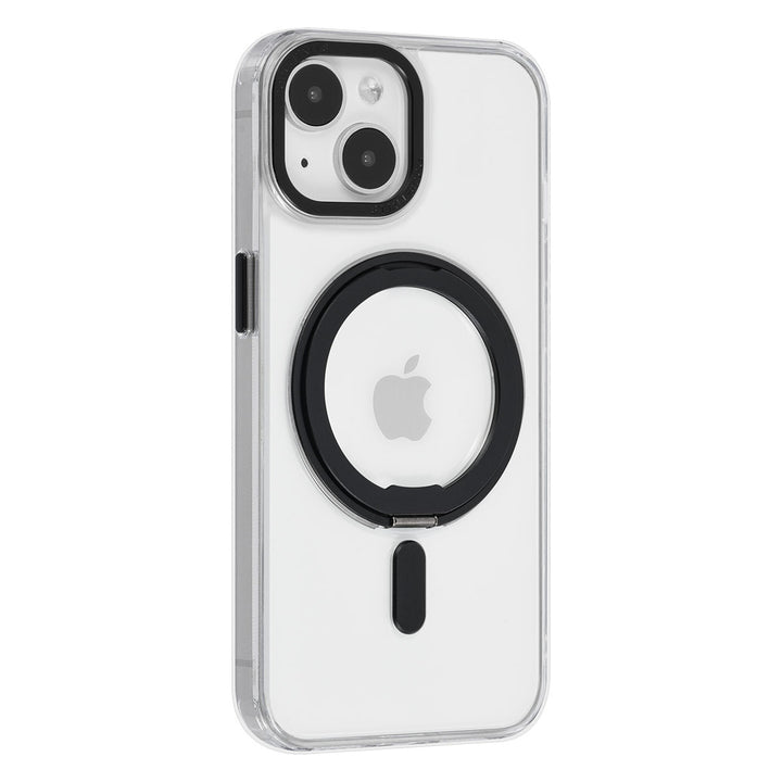 UNIQ Accessory iPhone 15 Back Cover hoesje Magsafe met ring stand - Transparant-Hoesjes-Ilumina Benelux