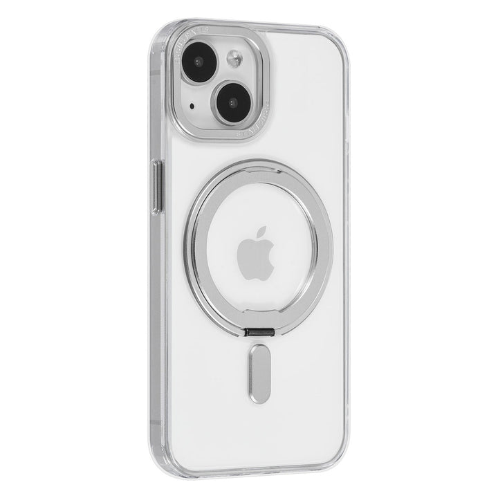 UNIQ Accessory iPhone 15 Back Cover hoesje Magsafe with ring stand - Transparant-Hoesjes-Ilumina Benelux