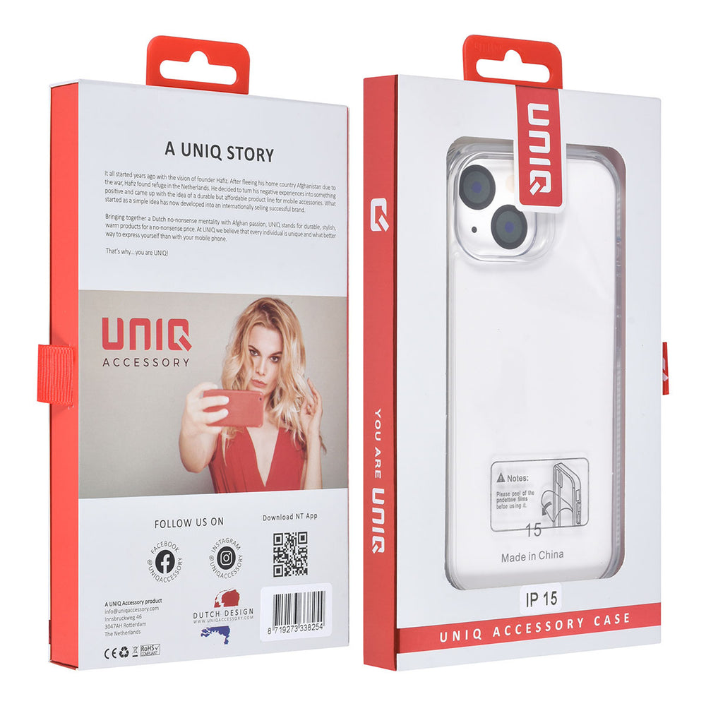 UNIQ Accessory iPhone 15 Back Cover hoesje - Wit-Hoesjes-Ilumina Benelux