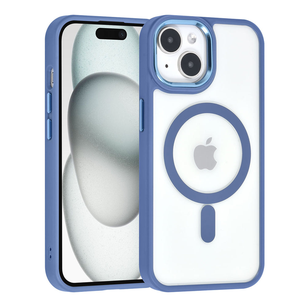 UNIQ Accessory iPhone 15 Backcover hoesje Magsafe - Blauw-Hoesjes-Ilumina Benelux
