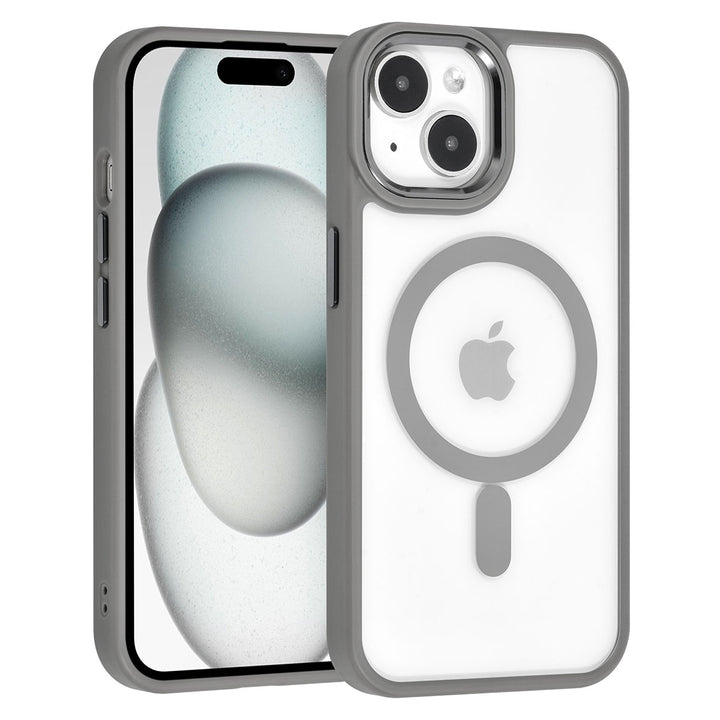 UNIQ Accessory iPhone 15 Backcover hoesje Magsafe - Grijs-Hoesjes-Ilumina Benelux