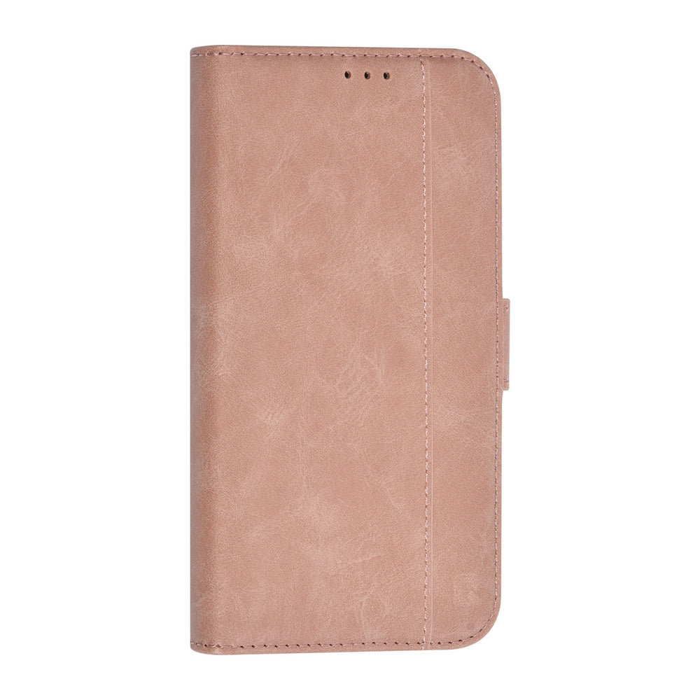 UNIQ Accessory iPhone 15 Book Case hoesje - Pasjeshouder voor 3 pasjes - Magneetsluiting - Rose Gold-Hoesjes-Ilumina Benelux