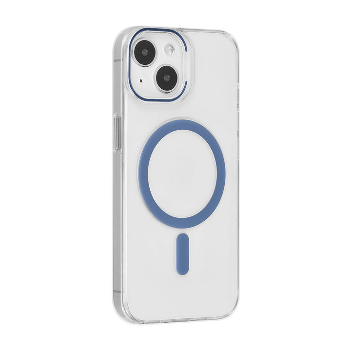 UNIQ Accessory iPhone 15 Hardcase Backcover magsafe compatible - transparant - LichtBlauw-Hoesjes-Ilumina Benelux