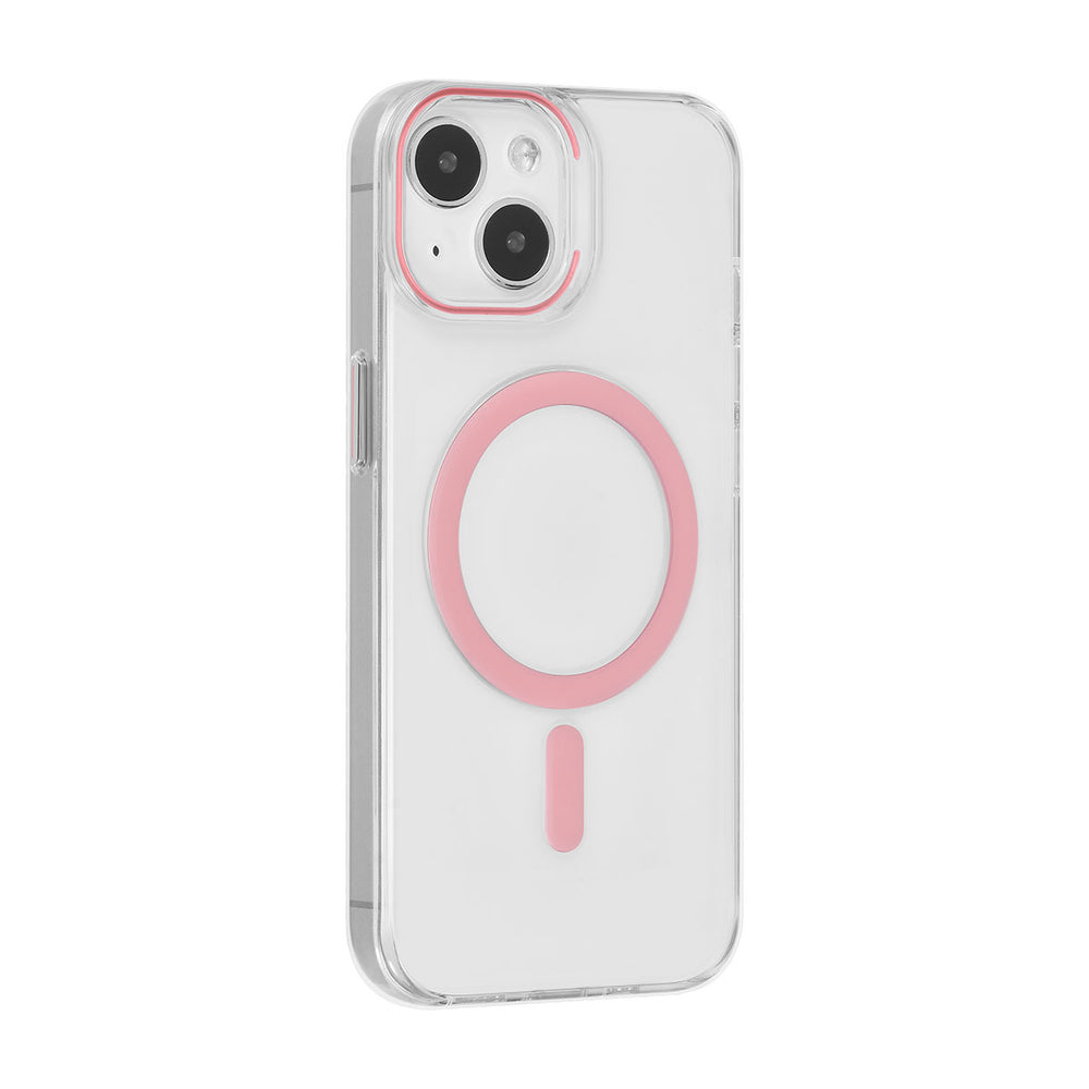 UNIQ Accessory iPhone 15 Hardcase Backcover magsafe compatible - transparant - Roze-Hoesjes-Ilumina Benelux