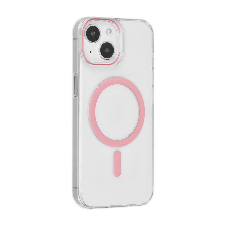 UNIQ Accessory iPhone 15 Hardcase Backcover magsafe compatible - transparant - Roze-Hoesjes-Ilumina Benelux