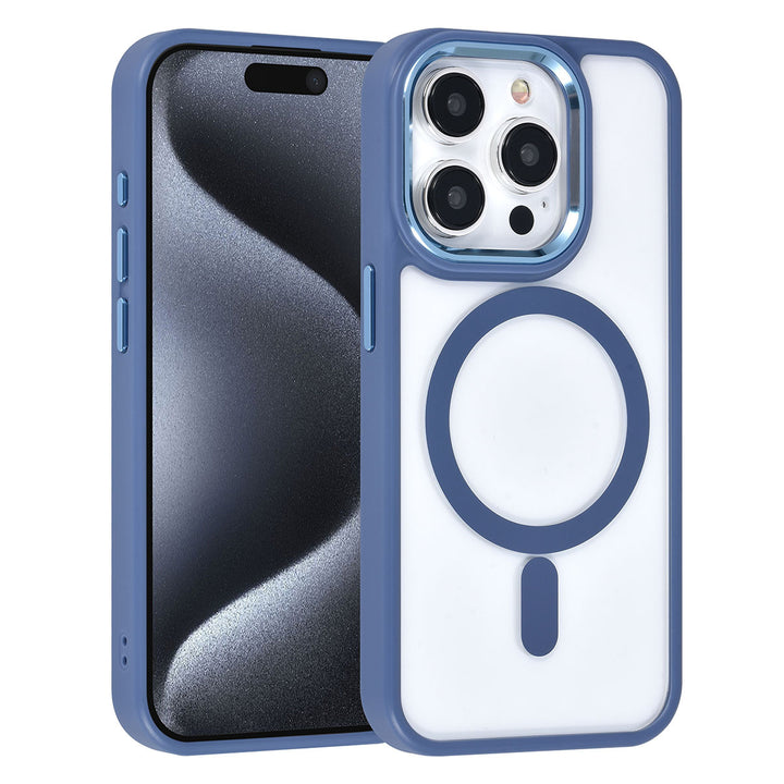 UNIQ Accessory iPhone 15 Pro Back Cover hoesje Magsafe - Blauw-Hoesjes-Ilumina Benelux