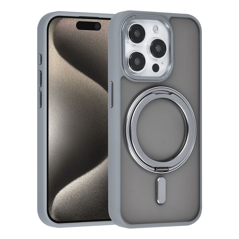 UNIQ Accessory iPhone 15 Pro Backcover hoesje - Grijs-Hoesjes-Ilumina Benelux