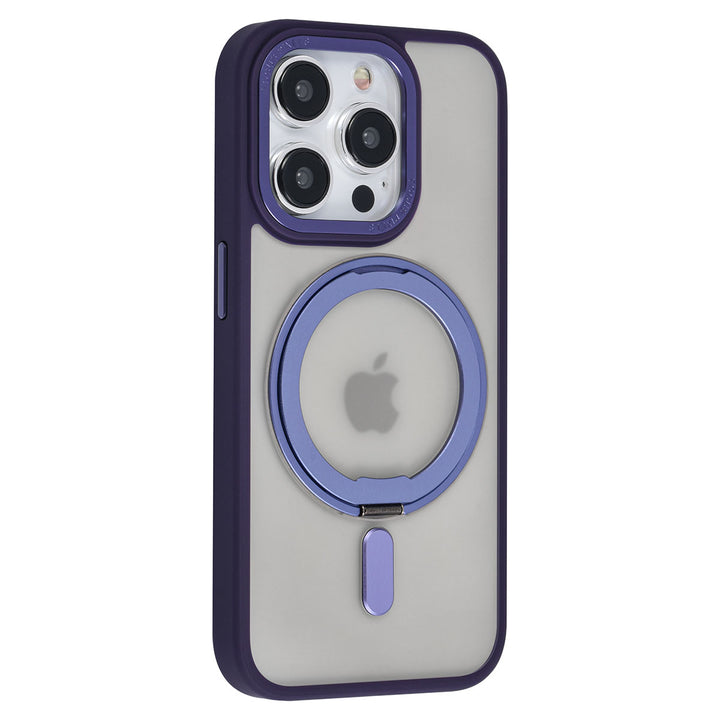 UNIQ Accessory iPhone 15 Pro Backcover hoesje Magsafe with ring stand - Paars-Hoesjes-Ilumina Benelux
