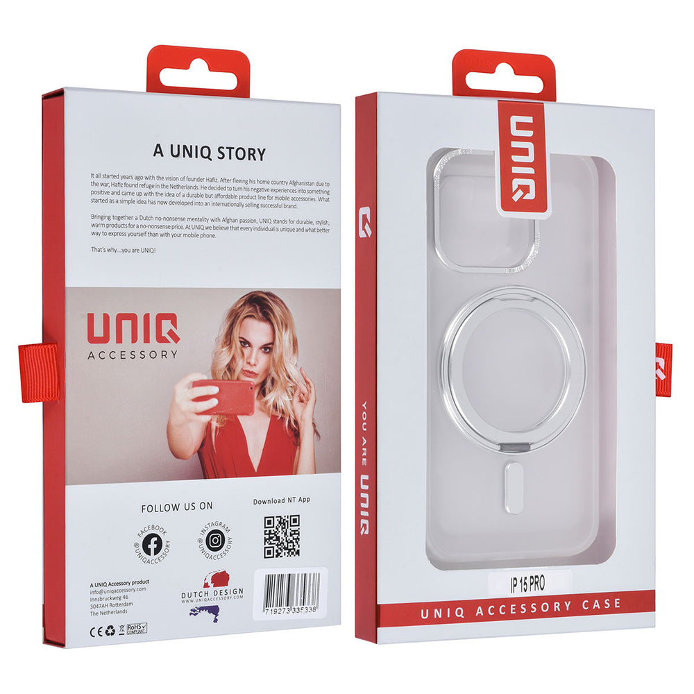 UNIQ Accessory iPhone 15 Pro Backcover hoesje - Wit-Hoesjes-Ilumina Benelux